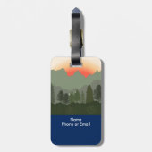Étiquette À Bagage Sun Rise (Dos Vertical)