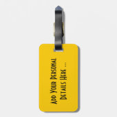 Étiquette À Bagage Sunflower cd ltcnm (Dos Vertical)