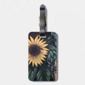 Étiquette À Bagage Sunflower Life (Dos Vertical)