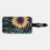 Étiquette À Bagage Sunflower Life (Dos horizontal)