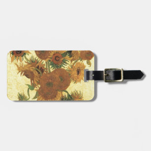 Étiquette À Bagage Sunflowers par Van Gogh