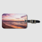 Étiquette À Bagage Sunrise Mexicaine Vibrante (Devant Horizontal)