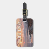 Étiquette À Bagage Sunset de la route côtière du Pacifique (Devant Vertical)