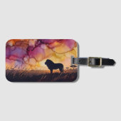 Étiquette À Bagage Sunset on the Savanna (Devant Horizontal)