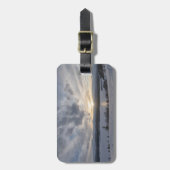 Étiquette À Bagage Sunset over frozen (Devant Vertical)