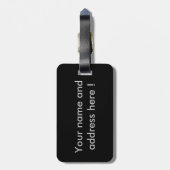 Étiquette À Bagage Sunset over frozen (Dos Vertical)