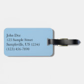 Étiquette À Bagage Sunset Rocks at Joshua Tree (Dos horizontal)