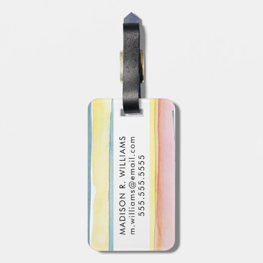 Étiquette À Bagage Sunset Stream I (Dos Vertical)