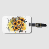 Étiquette À Bagage Sunshine Bloom (Devant Horizontal)