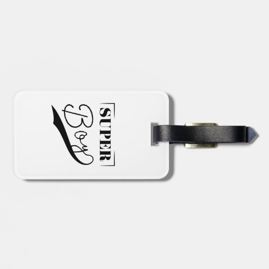 Étiquette À Bagage Super Boy (Dos horizontal)
