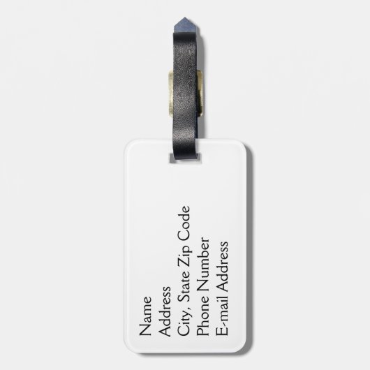 Étiquette À Bagage Super fille rose Parties scintillant Empreinte de  (Dos Vertical)