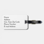 Étiquette À Bagage Super fille rose Parties scintillant Empreinte de  (Dos horizontal)