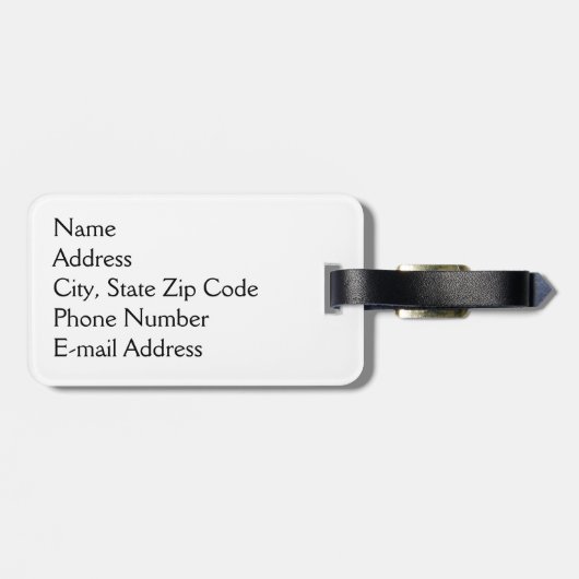 Étiquette À Bagage Super fille rose Parties scintillant Empreinte de (Dos horizontal)