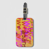 Étiquette À Bagage Super maman (Devant Vertical)