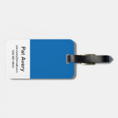 Étiquette À Bagage Super papa (Dos horizontal)