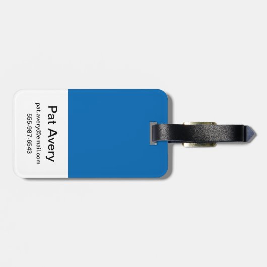 Étiquette À Bagage Super papa (Dos horizontal)