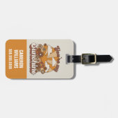 Étiquette À Bagage Super rétro | Vous êtes mon soleil (Devant horizontal)