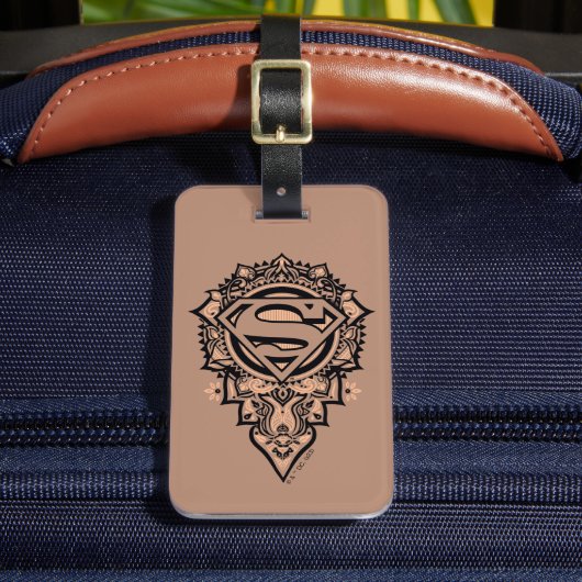 Étiquette À Bagage Supergirl Mandala Graphic (Insitu Rectoal 2)