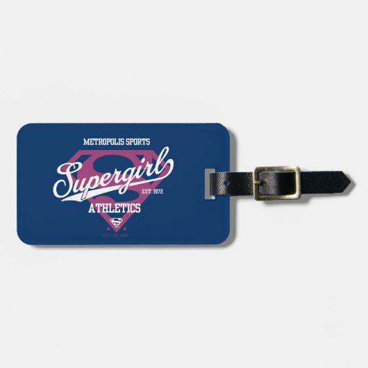 Étiquette À Bagage Supergirl Metropolis Sports Athlétisme Graphique (Devant horizontal)