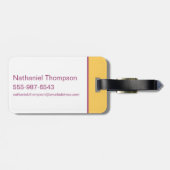 Étiquette À Bagage Supergirl Metropolis University Athletics Départem (Dos horizontal)