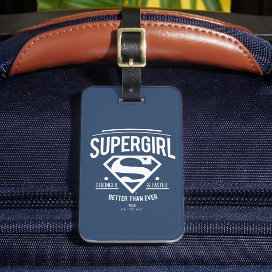 Étiquette À Bagage Supergirl mieux que jamais Retro Graphic (Insitu Rectoal 2)