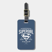 Étiquette À Bagage Supergirl mieux que jamais Retro Graphic (Devant Vertical)