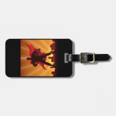 Étiquette À Bagage Superhero (Devant horizontal)