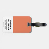 Étiquette À Bagage Superman, Batman et Wonder Woman Trinity (Dos horizontal)