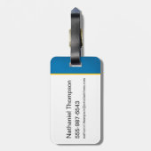 Étiquette À Bagage Superman Golden S Shield brillance (Dos Vertical)