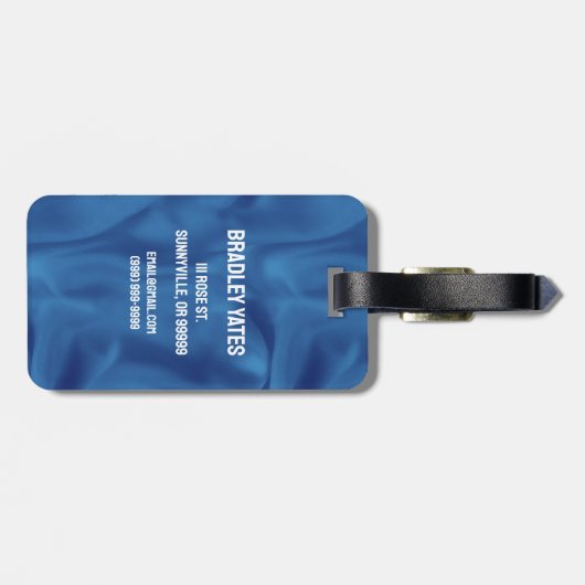 Étiquette À Bagage Superman S-Shield | Logo classique (Dos horizontal)