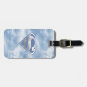 Étiquette À Bagage Superman S-Shield | Logo de la ville bleu clair (Devant horizontal)