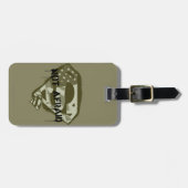 Étiquette À Bagage Superman S-Shield | Not Afraid - US Camo Logo (Devant horizontal)