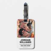 Étiquette À Bagage Superman/Wonder Woman Couverture comique #11 Varia (Dos Vertical)