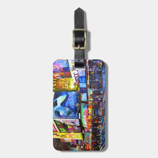 Étiquette À Bagage Sur Broadway (Devant Vertical)