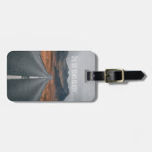 Étiquette À Bagage Sur la route de nouveau Photo Bagage (Devant horizontal)