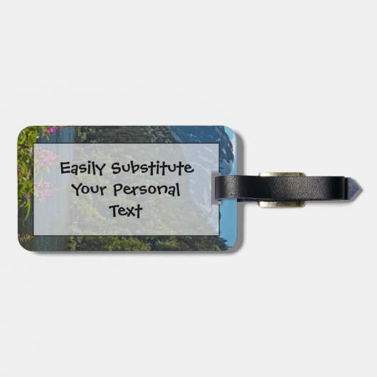 Étiquette À Bagage Sur la route de Seward Alaska Easy ID Personnel (Dos horizontal)