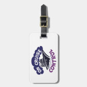 Étiquette À Bagage Sur les bagages de bateau de vacances en régulateu (Devant Vertical)