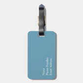 ÉTIQUETTE À BAGAGE SURF ! (Dos Vertical)