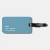 ÉTIQUETTE À BAGAGE SURF ! (Dos horizontal)