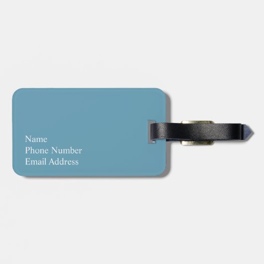 ÉTIQUETTE À BAGAGE SURF ! (Dos horizontal)