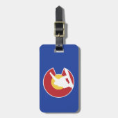 Étiquette À Bagage Surf des neiges du Colorado (Devant Vertical)