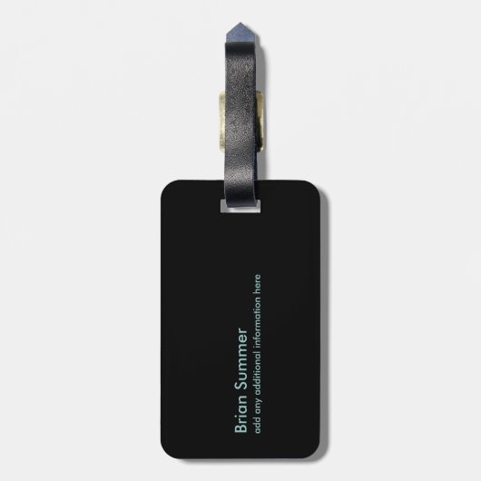 Étiquette À Bagage Surfer (Dos Vertical)