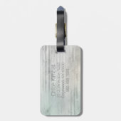 Étiquette À Bagage Surfeur de femme (Dos Vertical)