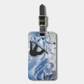 Étiquette À Bagage Surfeur en vol (Devant Vertical)