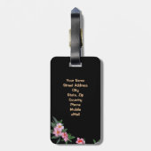 Étiquette À Bagage Surfin' Hawaii (Dos Vertical)