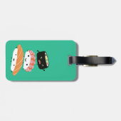 Étiquette À Bagage Sushi Friends - Fun Sushi Characters (Dos horizontal)