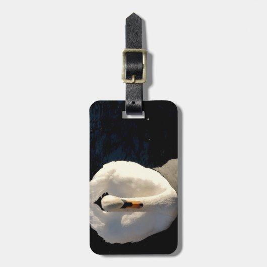 Étiquette À Bagage Swan (Devant Vertical)