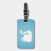 Étiquette À Bagage Swan (Devant Vertical)