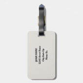 Étiquette À Bagage Sweet Summer Red Cherries Garden (Dos Vertical)