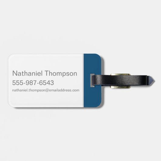 Étiquette À Bagage SYLVESTER™- Naughty ? Moi ? (Dos horizontal)